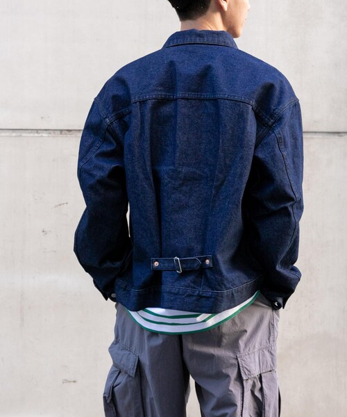 URBAN RESEARCH DOORS（アーバンリサーチドアーズ）の「FORK&SPOON　JFデニムジャケット（デニムジャケット・メンズ・ONEWASH/USED・4/5）」の6枚目の写真