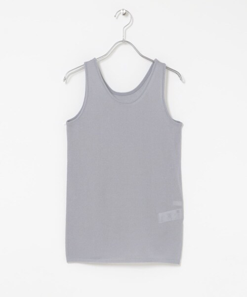 SENSE OF PLACE by URBAN RESEARCH（センスオブプレイスバイアーバンリサーチ）の「『洗濯可』アンサンブルニットタンクトップ（タンクトップ・レディース・NVYxIVO/CHAxGRY/BRNxBLU・One）」の9枚目の写真