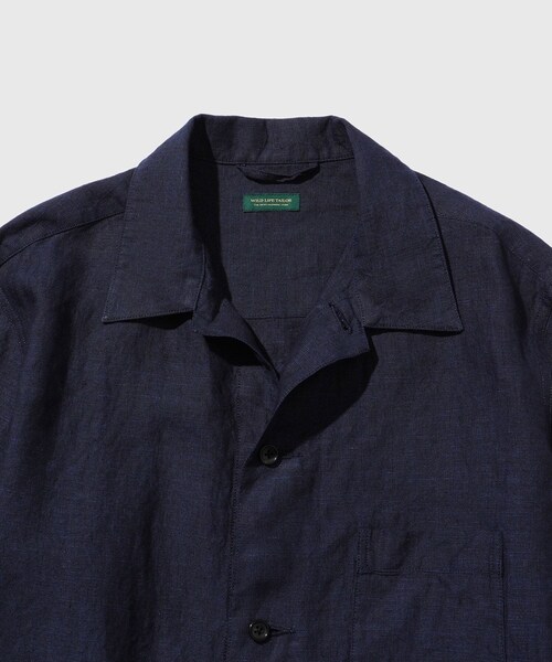 ADAM ET ROPE'(アダムエロペ)の「LINEN COVERALL(カバーオール・メンズ・ベージュ/ネイビー・L/M/S)」の10枚目の写真