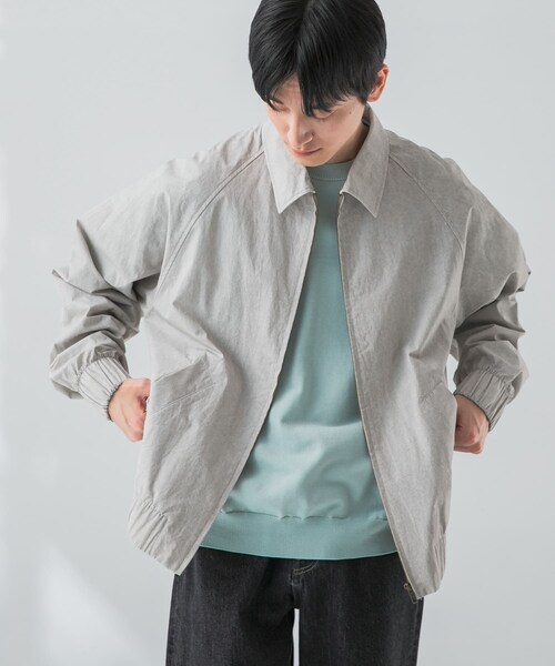 URBAN RESEARCH（アーバンリサーチ）の「『セットアップ対応』MADARA MIST COTTON BLOUSON（ブルゾン・メンズ・GRAY/CHARCOAL・M/L）」の3枚目の写真