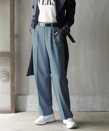 nissen | 大きいサイズこなれBEAUTYストレッチワイドパンツ（ゆったりヒップ）(パンツ)