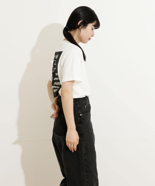 THE GOODLAND MARKET（ザグッドランドマーケット）の「ザ グッドランド マーケット　T-SHIRTS flower（Tシャツ/カットソー・メンズ・black/white/blue・S/M/L）」の18枚目の写真