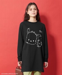 nissen | 大きいサイズ色々選べるチュニックトレーナー／サンリオキャラクター(チュニック)