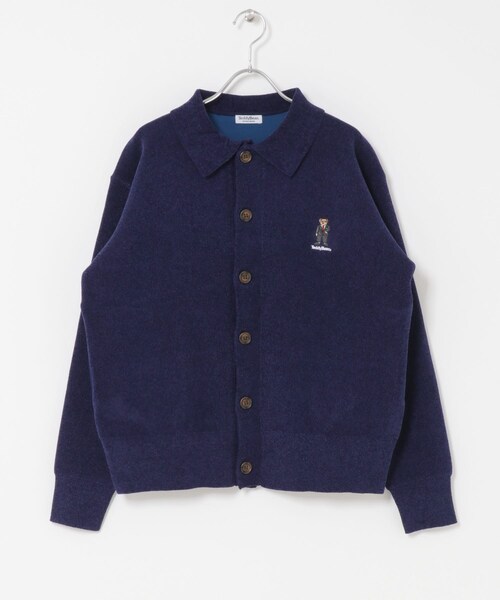 ITEMS URBANRESEARCH（アイテムズ アーバンリサーチ）の「Teddy Bear Wフェイスニットシャツカーディガン（カーディガン/ボレロ・メンズ・OFF/NVY/MOC・M/L）」の22枚目の写真