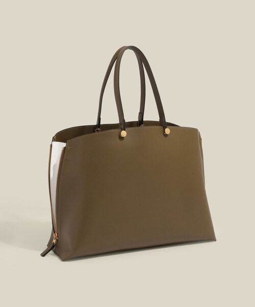 ROPE'（ロペ）の「【E'POR】Y BAG Medium+【WEB限定/一部店舗限定】【通勤】【A4/PC対応】（トートバッグ・レディース・グレー系/ホワイト系/カーキ系/グレー・F）」の11枚目の写真