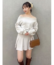 dazzlin | 【20周年記念復刻！/セットアップ対応】ビジュースリーブカットプルオーバー(スウェット)