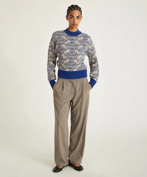Saturdays NYC（サタデーズ ニューヨークシティ ）の「VARICK MOCKNECK SWEATER（ニット/セーター・レディース・ブラック/ブルー・L/XL/XS）」の14枚目の写真