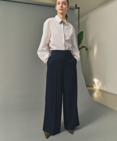 ROPE'(ロペ)の「【一部店舗限定】【REALM(レルム)】BACK ELASTIC PANTS|スラックス 26SS(スラックス・レディース・ネイビー・36/38)」の10枚目の写真