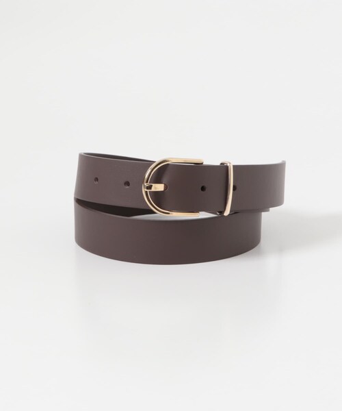 URBAN RESEARCH ROSSO（アーバンリサーチロッソ）の「LEFIJE　Tresor BELT（ベルト・レディース・Black/DkBrown・80）」の2枚目の写真