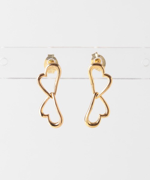 URBAN RESEARCH Sonny Label（アーバンリサーチサニーレーベル）の「Double heart pierce（ピアス（両耳用）・レディース・SILVER/GOLD・one）」の12枚目の写真