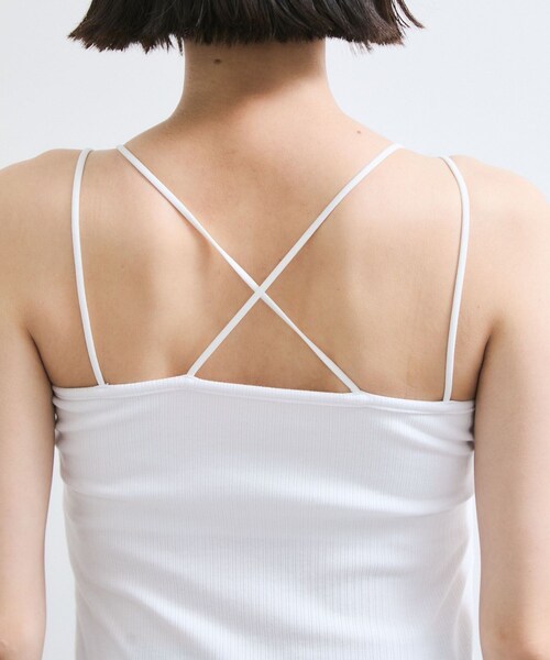 VIS（ビス）の「アメスリカップ付きインナーキャミソール（キャミソール・レディース・ブラック/ホワイト/ダークブラウン・F）」の19枚目の写真