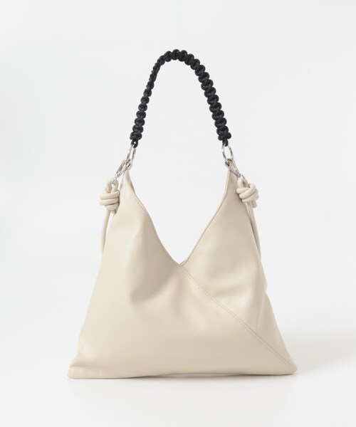 URBAN RESEARCH Sonny Label（アーバンリサーチサニーレーベル）の「トライアングル2WAYバッグ（ハンドバッグ・レディース・Lベージュ/ブラック/ブラウン・One）」の20枚目の写真