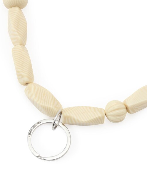 ADAM ET ROPE'（アダムエロペ）の「【La Maison de Lyllis（メゾンドリリス）】HATKEEPER（ネックレス・レディース・ホワイト系/ブラウン系/キャメル・F）」の19枚目の写真