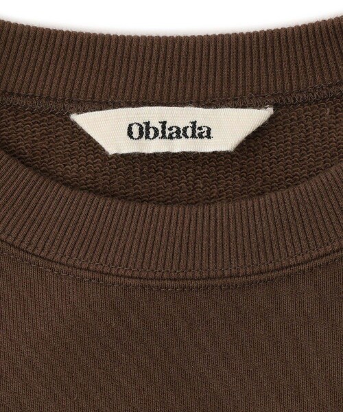 ADAM ET ROPE'（アダムエロペ）の「【Oblada(オブラダ)】別注 TIGER SWEAT（スウェット・レディース・ブラウン/ネイビー・F）」の22枚目の写真