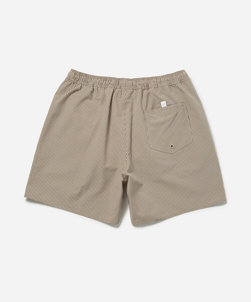 Saturdays NYC（サタデーズ ニューヨークシティ ）の「Timothy Seersucker Stripe Swim Short（水着・メンズ・チャコール/グリーン・L/M/S/XL）」の10枚目の写真