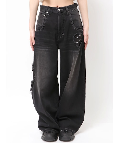 EMODA（エモダ）の「ハートルーズジーンズ（デニムパンツ）」 - WEAR