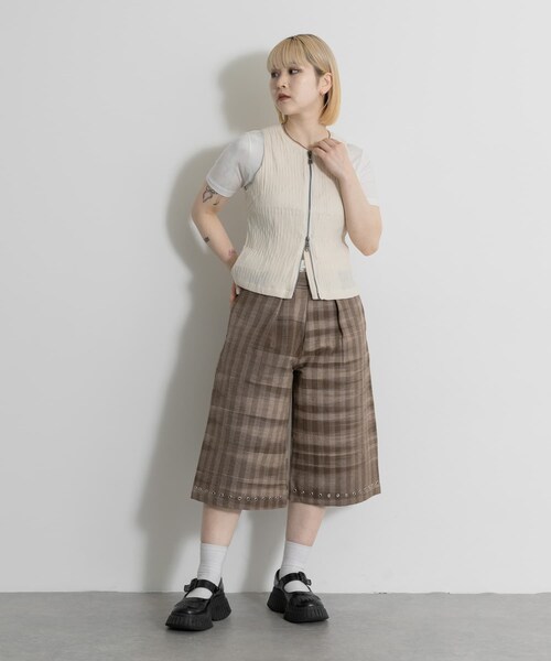 THE GOODLAND MARKET（ザグッドランドマーケット）の「PALIT　Bermuda Short Terrain（その他パンツ・レディース・BROWN・M/L）」の7枚目の写真