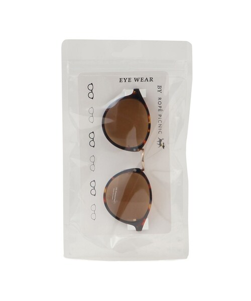 ROPE' PICNIC（ロペピクニック）の「メタルブリッジカラーグラスアイウェア/UVカット（サングラス・レディース・ライトグレー/ブラウン系/ピンク・F）」の12枚目の写真