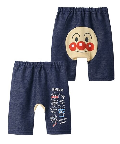 nissen（ニッセン）の「【アンパンマン】ニットデニム　おしりがかわいい５分丈モンキーパンツ（男の子・女の子）（パンツ・キッズ・アンパンマン/ドキンちゃん/バイキンマン・80/90/95/100）」の13枚目の写真