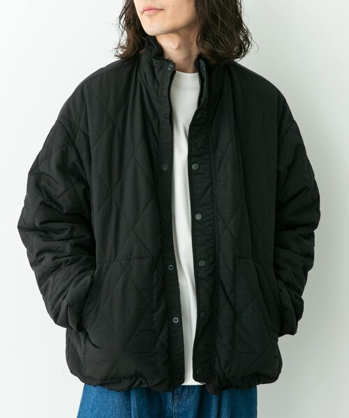 URBAN RESEARCH Sonny Label（アーバンリサーチサニーレーベル）の「リバーシブルスタンドブルゾン（ブルゾン・メンズ・ブラック/ネイビー・M/L/XL）」の20枚目の写真