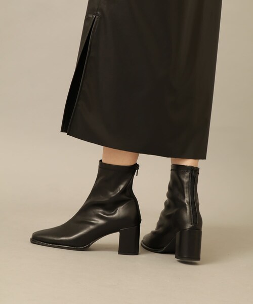 SENSE OF PLACE by URBAN RESEARCH（センスオブプレイスバイアーバンリサーチ）の「スクエアトウセンターシームストレッチブーツ（その他シューズ・レディース・PYTHON/BLACK/BLCK/IVORY/BROWN/BEIGE/L.KHAKI・S/M/L）」の21枚目の写真