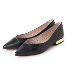 carino（カリーノ）の「モード エ ジャコモ カリーノ MODE ET JACOMO carino 【クッション入り】パンチングローヒールパンプス （パンプス）」