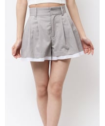 GYDA | スレキデザインフレアショートパンツ(その他パンツ)