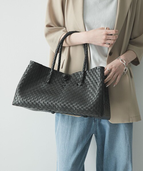 URBAN RESEARCH(アーバンリサーチ)の「HANDICRAFT SAIGON LARGE TOTE(トートバッグ・レディース・BLACK・-)」の6枚目の写真