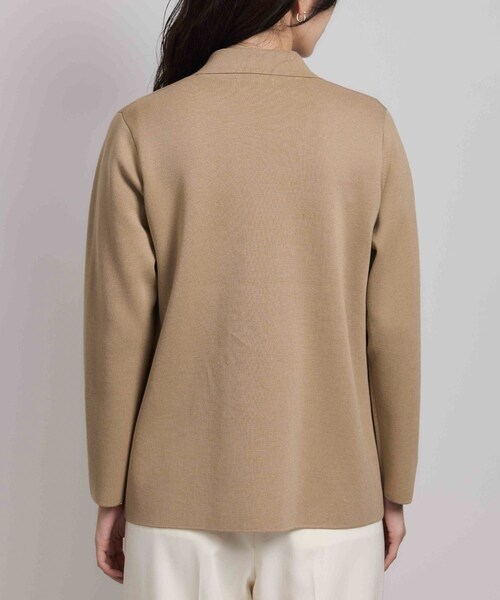 ROPE'（ロペ）の「ミラノリブ ニットダブルジャケット/イージーケア（テーラードジャケット・レディース・ベージュ/ネイビー・36/38）」の22枚目の写真