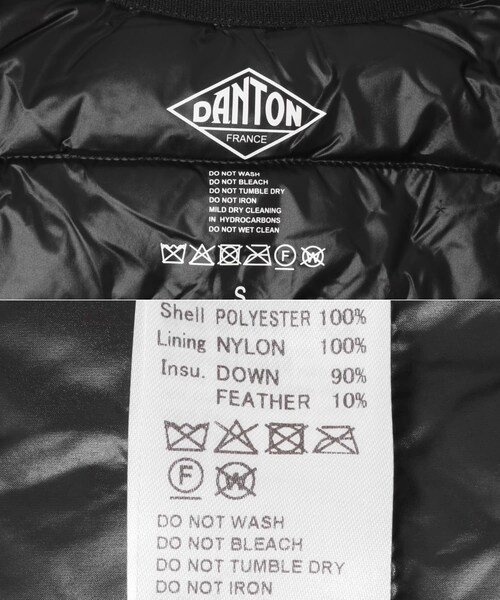 URBAN RESEARCH DOORS（アーバンリサーチドアーズ）の「DANTON　INNERDOWNJACKET（その他アウター・レディース・BLACKFL・S）」の8枚目の写真