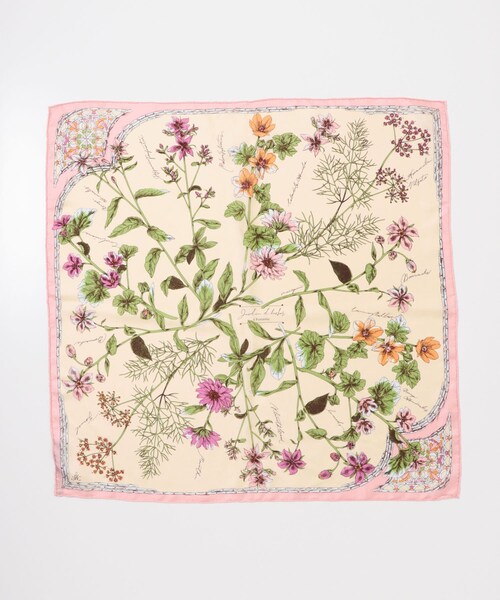 URBAN RESEARCH ROSSO（アーバンリサーチロッソ）の「manipuri　65ハーバルガーデン（バンダナ/スカーフ・レディース・PINK・-）」の9枚目の写真