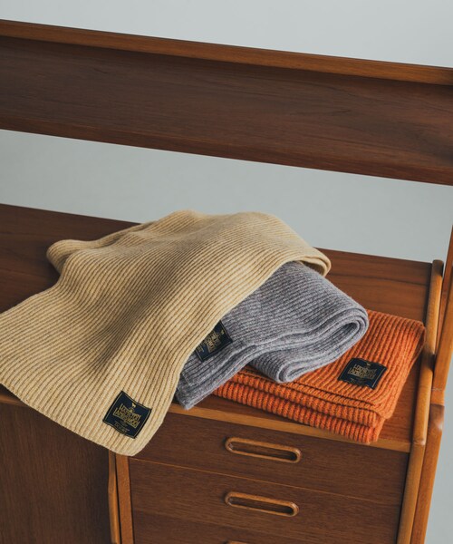 URBAN RESEARCH DOORS（アーバンリサーチドアーズ）の「ハミルトンリブストール（ストール/ショール・レディース・MIX GRY/YELLOW/ORANGE・one）」の12枚目の写真