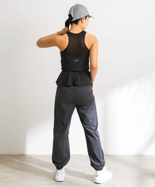 URBAN RESEARCH Sonny Label（アーバンリサーチサニーレーベル）の「SLAB　Peplum Bratop（タンクトップ・レディース・オフ/ブラック・S-M/M-L）」の13枚目の写真
