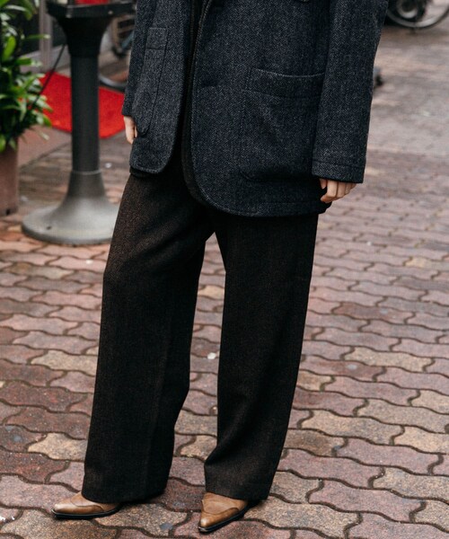 FARAH No Tuck Wide Straight Pants