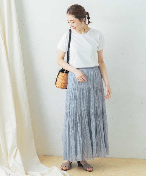 URBAN RESEARCH ROSSO（アーバンリサーチロッソ）の「GICIPI　MARMO（Tシャツ/カットソー・レディース・BIANCO/DESERTO/GIRASOLE・-）」の5枚目の写真