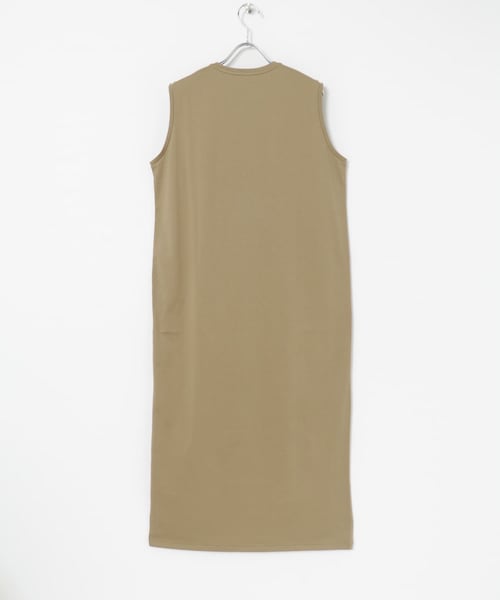 URBAN RESEARCH（アーバンリサーチ）の「ATON　SUVIN 60/2 TANK TOP DRESS（ワンピース・レディース・CAMEL034/BLACK005・2）」の8枚目の写真