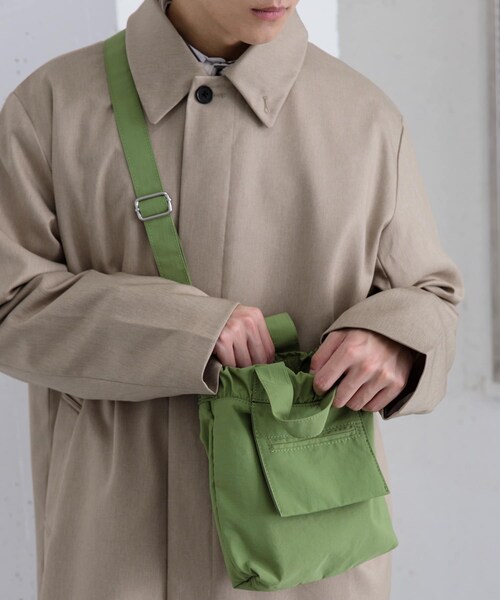 SENSE OF PLACE by URBAN RESEARCH(センスオブプレイスバイアーバンリサーチ)の「ナイロンミニショルダーバッグ(ショルダーバッグ・メンズ・GREEN/BLACK/GREIGE・one)」の12枚目の写真