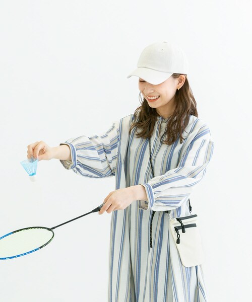 SMELLY（スメリー）の「ハッスイジップサコッシュ（ショルダーバッグ・レディース・IVO/BEG/BLK・-）」の10枚目の写真
