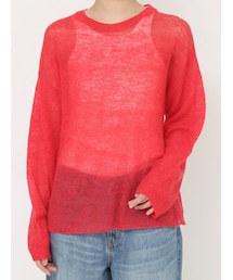 Ungrid | モヘヤ混シアーニット(ニット/セーター)