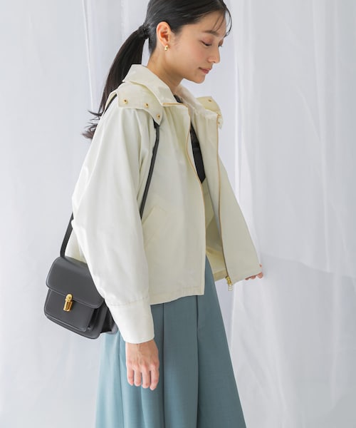 URBAN RESEARCH ROSSO（アーバンリサーチロッソ）の「『WEB限定』フードマウンテンパーカー（マウンテンパーカー・レディース・CHARCOAL/IVORY/YELLOW・FREE）」の8枚目の写真