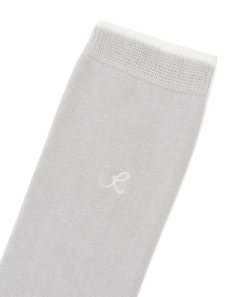 ROPE'（ロペ）の「ライン使いハイソックス（ソックス/靴下・レディース・ブラック/グレー/ホワイト/ネイビー・F）」の8枚目の写真