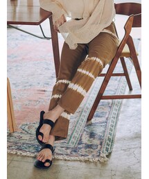 Ungrid | 絞り染めカラーストレートデニム(デニムパンツ)