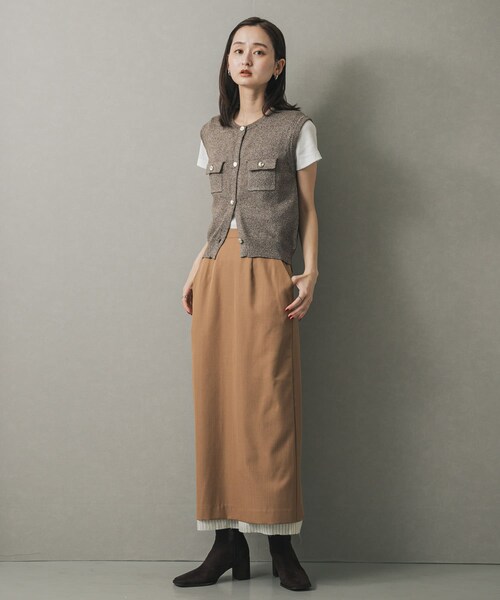 SENSE OF PLACE by URBAN RESEARCH(センスオブプレイスバイアーバンリサーチ)の「メタルボタンポケットベスト(ベスト・レディース・L.BLUE/BLACK/IVORY/BROWN・one)」の21枚目の写真