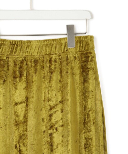 ADAM ET ROPE'（アダムエロペ）の「【Miller for ADAM ET ROPE'】別注 ベロアSkirt（スカート・レディース・グリーン/ネイビー・F）」の18枚目の写真