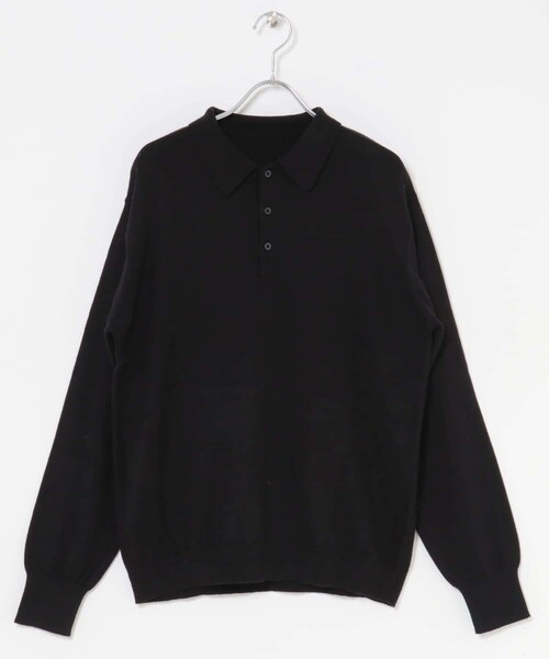 ITEMS URBANRESEARCH（アイテムズ アーバンリサーチ）の「カシミヤ×コットンポロセーター（ニット/セーター・メンズ・GRY/BRD/MOC/BLK・M/L）」の13枚目の写真