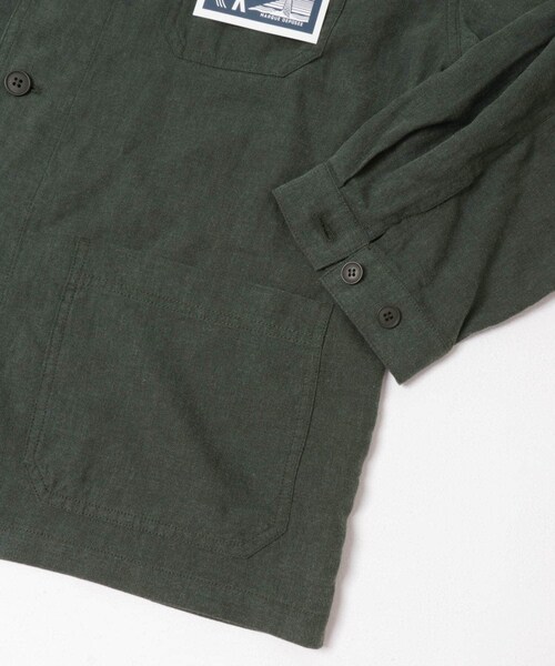 URBAN RESEARCH（アーバンリサーチ）の「『別注』LE VETEMENT ATLANTIQUE×URBAN RESEARCH　ワークジャケット（カバーオール・メンズ・D.GREEN/BLACK・M/L）」の22枚目の写真