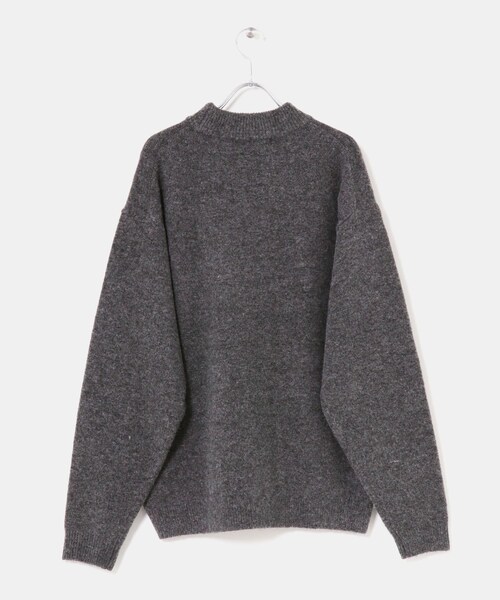 URBAN RESEARCH DOORS(アーバンリサーチドアーズ)の「FORK&SPOON Ricotta モックネックニット(ニット/セーター・メンズ・BROWN/GREEN/CHARCOAL・4/5)」の15枚目の写真