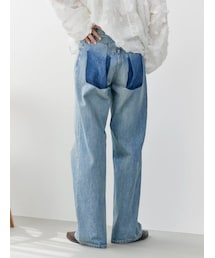 Ungrid | リメイクデザインルーズデニム(デニムパンツ)