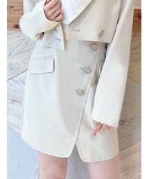 RESEXXY | ラップミニスカート【セットアップ着用可能】(スカート)