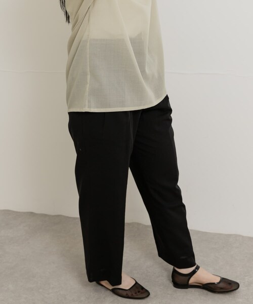 THE GOODLAND MARKET（ザグッドランドマーケット）の「&her　Voile Pants（その他パンツ・レディース・BLACK/CREAM・one）」の11枚目の写真